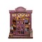 The Astrology Bookshop Dollhouse Kit - Miniature Wizardi Roombox Kit with LED Light F07M51-87-CWGC202